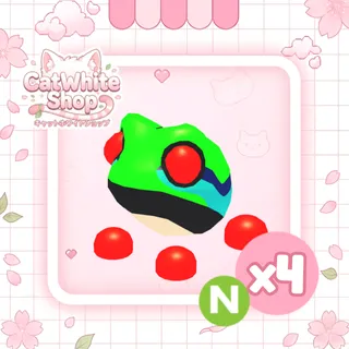 4x Neon Tree Frog