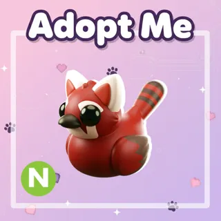 Neon Red Panda Ducky