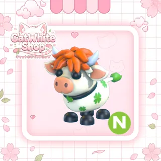 Neon Clover Cow