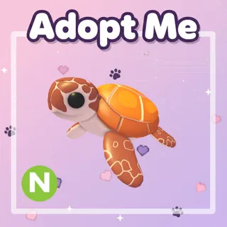 Neon Sea Turtle