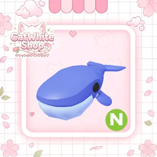 Neon Blue Whale