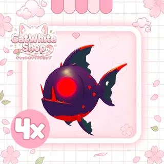 4x Dracula Fish