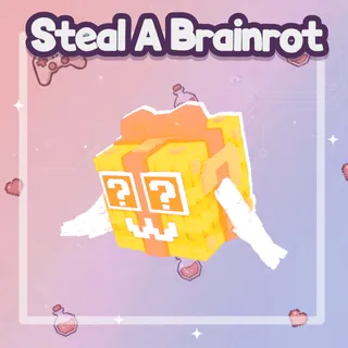 Gold Festive Lucky Block