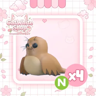 4x Neon Galapagos Sea Lion
