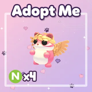 4x Neon Cherub Chipmunk