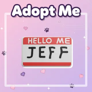 Jeff's Nametag