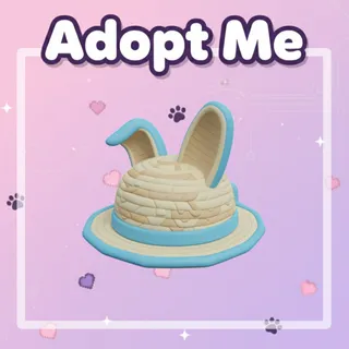 Bunny Straw Hat | Adopt Me