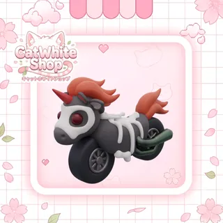 Halloween Black Ponycycle