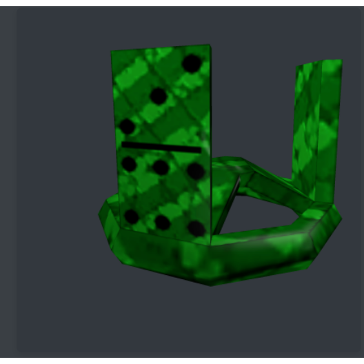 Limited Viridian Domino Crown In Game Items Gameflip - roblox viridian domino crown