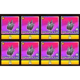 5x Drakespine Egg - Build a Zoo