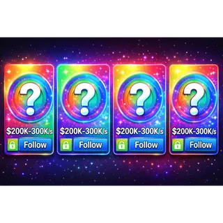 5x Random Pets 200-300k Build a Zoo