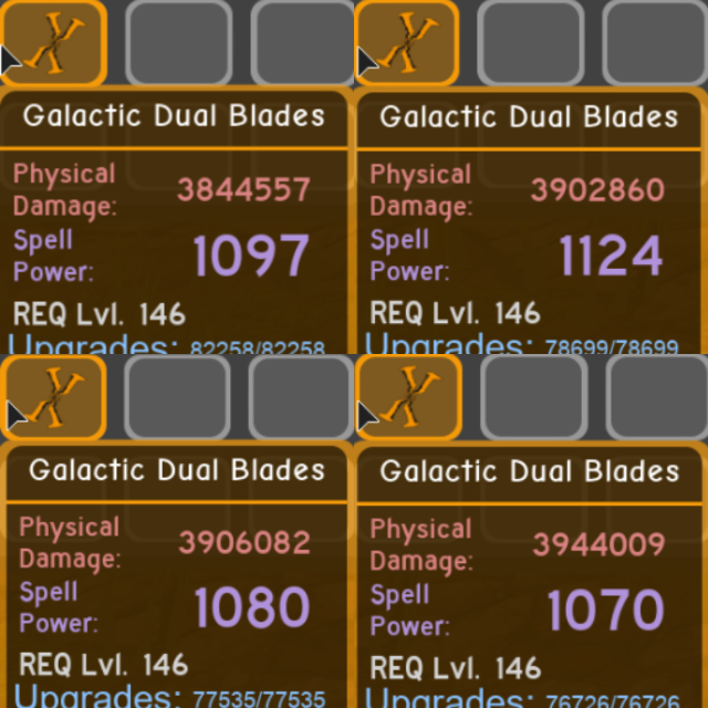 Gear X4 Galactic Dual Blades In Game Items Gameflip - dual swords gear roblox