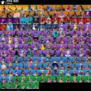 Fortnite 174 skins