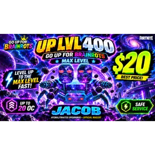 LVL 400 Boost | Up to 20 OC | GO UP FOR BRAINROTS / Fortnite