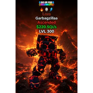 Garbagzilla | Lava | Level 300 MAX | Ascended - GOUP / Fortnite