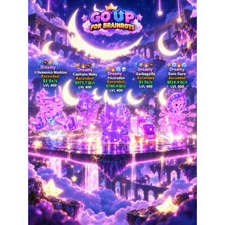 Dreamy Brainrot Row | 5x Ascended | LVL 400 | GOUP / Fortnite