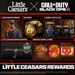 CALL OF DUTY BLACK OPS 6 BO6🍕LITTLE CAESARS PROMO🧾INSTANT-‼️READ DESCRIPTION‼️