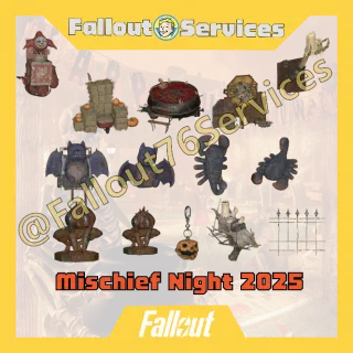 Fallout76 (PC) - Mischief Night 2025 - Complete Reward Bundle (16 Plans)
