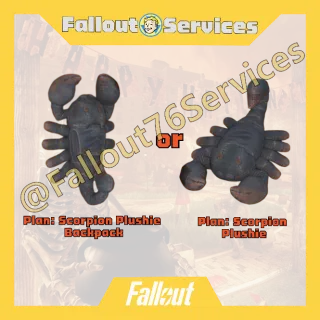 Fallout76 (PC) - Mischief Night 2025 - Any 1 of Plan: Scorpion Plushie/Scorpion Plushie Backpack