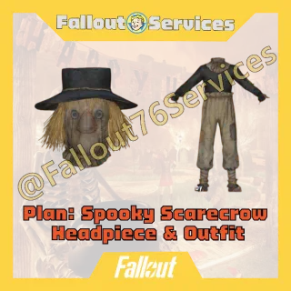 Fallout76 (PC) - Mischief Night 2025 - Plan: Spooky Scarecrow Headpiece & Outfit