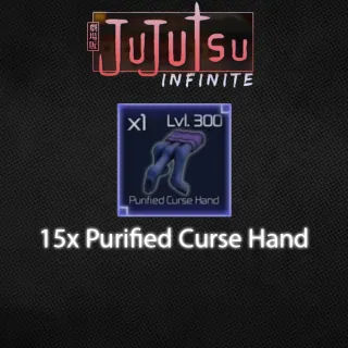 Purcified Curse Hand Jujutsu Infinite