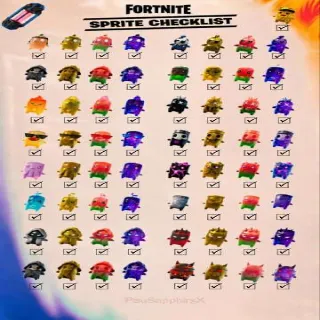 Complete Set Of Sprites