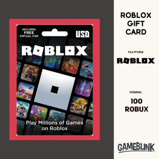 Roblox 100 Robux - Roblox Gift Cards - Gameflip