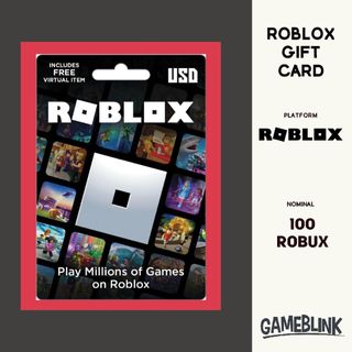 $100 Roblox Gift Card (10,000 Robux) Immediate Delivery - Roblox Gift Cards  - Gameflip