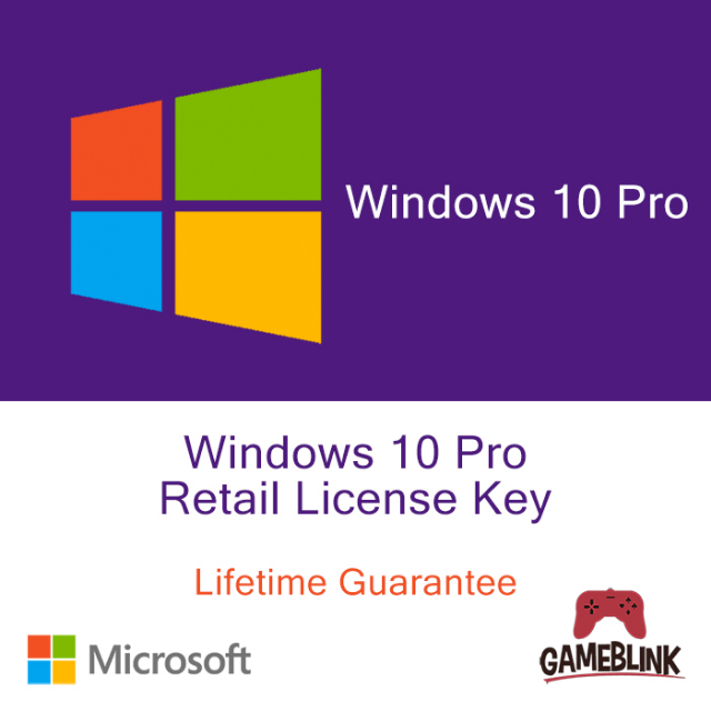 Windows 10 Professional Retail License Key Other Games
