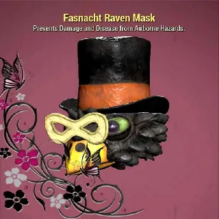 Fasnacht Raven Mask