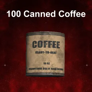 100 Canned Coffee