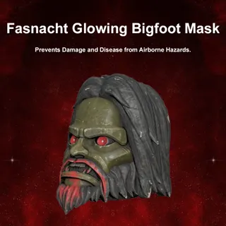 Glowing Bigfoot Mask
