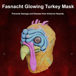 Glowing Turkey Mask