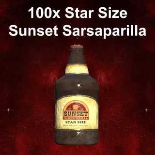 100 Star Size Sunset Sarsaparilla