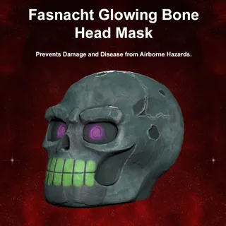 Glowing Bone Head Mask