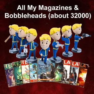 All My Magazines & Bobbleheads (~32k)