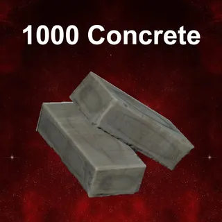 1000 Concrete Scrap