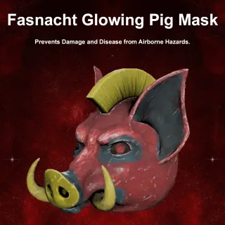 Glowing Pig Mask