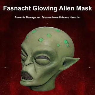 Glowing Alien Mask