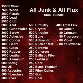 All Junk & All Flux - Small Bundle