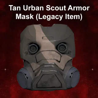 Tan Urban Scout Armor Mask (Legacy)