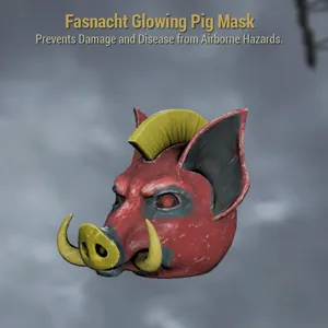 Glowing Pig Mask