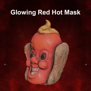Glowing Red Hot Mask