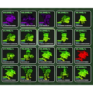 Fortnite Fruits vs Brainrots