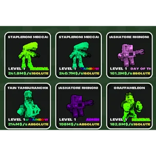 Fortnite Fruits vs Brainrots