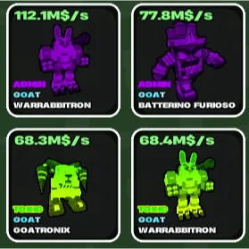 Fortnite Fruits vs Brainrots