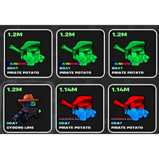 Fortnite Fruits vs Brainrots 