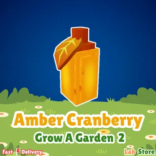 100x Amber Cranberry - Grow A Garden 2