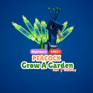 60kg+ Nightmare Peacock - Grow A Garden