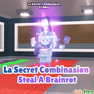 Crystal La Secret Combinasion - STEAL A BRAINROT ( Pre Order ) 